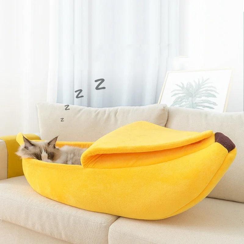 Cama de Banana para Gatos e Cachorros - Web Confiança